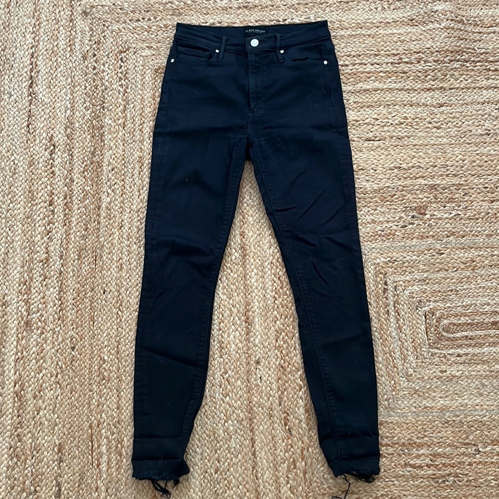Black Orchid Jeans Ankle Fray